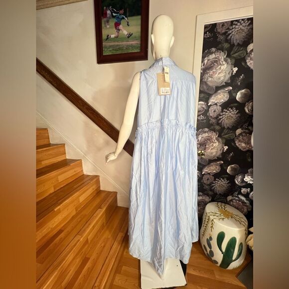 Anthropologie Devotion Twins Drop-Waist Midi Shirtdress/ size S - Picture 9 of 10